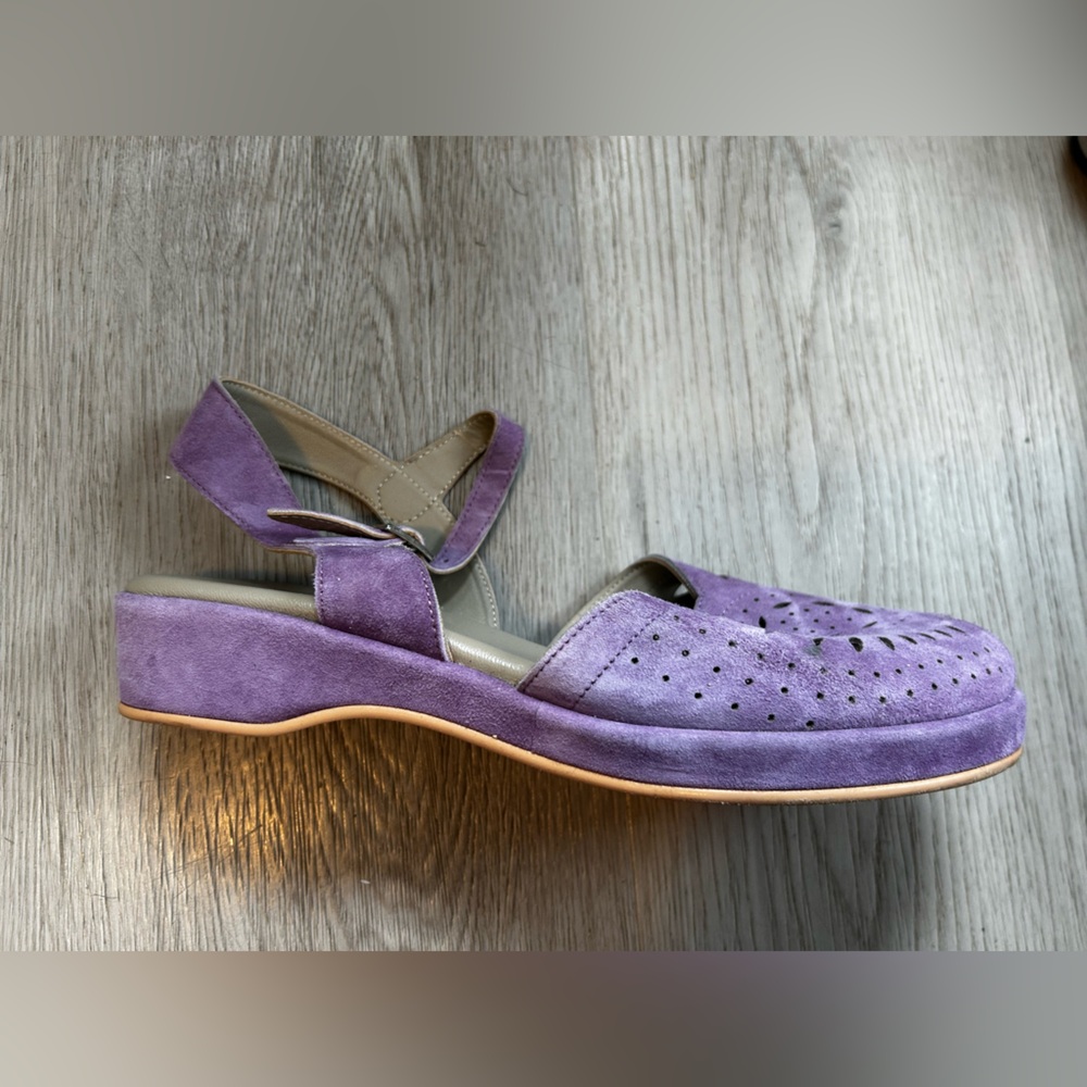 Purple Suede Women's Shoes
